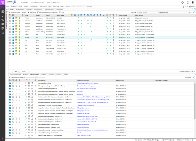 CheckIS Monitoring